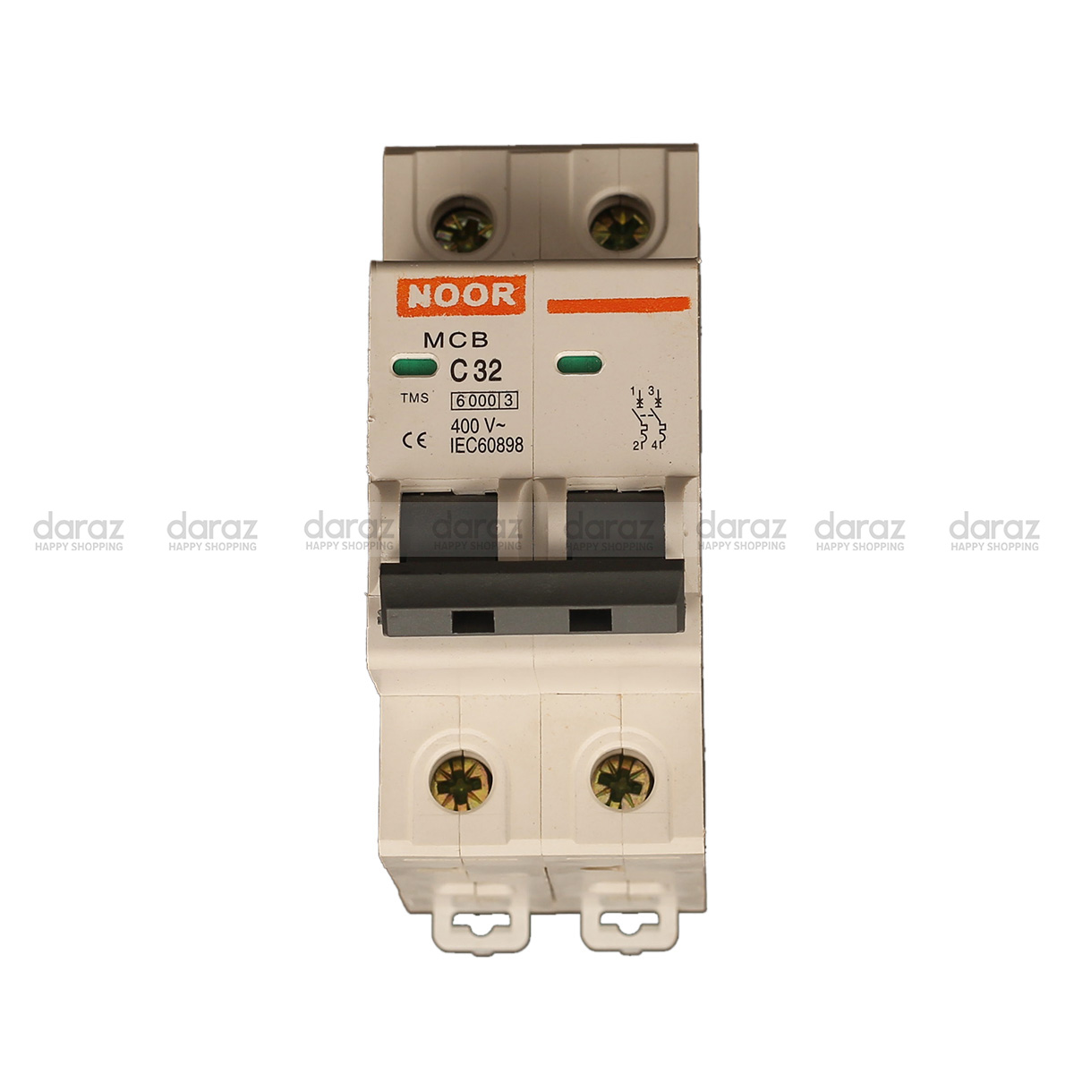 Circuit Breakers 63A MCB DP Noor