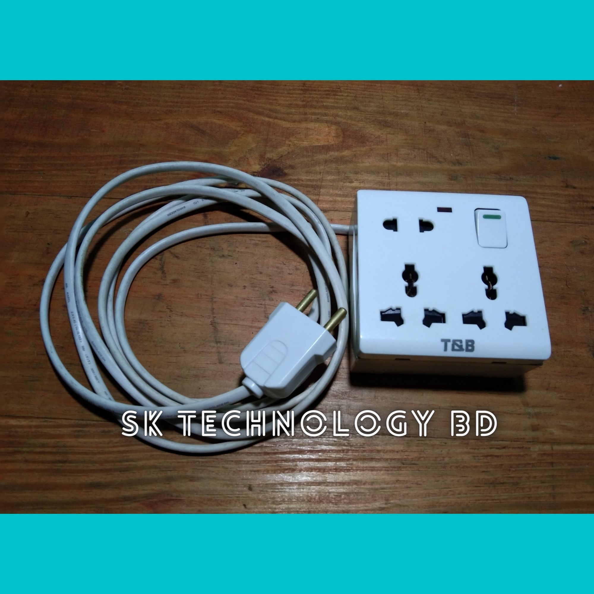 Multi Plug 3 Ports Heavy Duty Cable