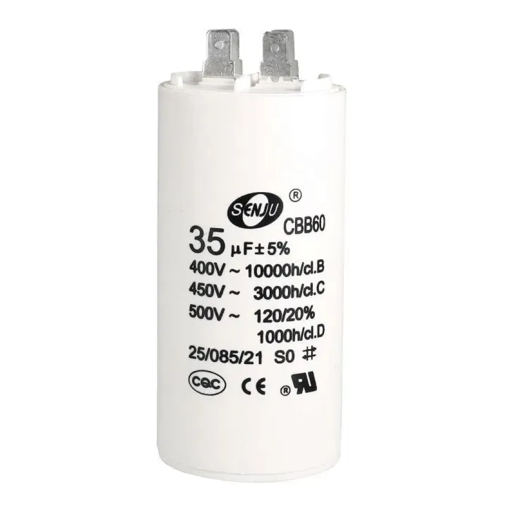 Ceiling Fan Capacitor White 3.5uf 1pcs best quality product