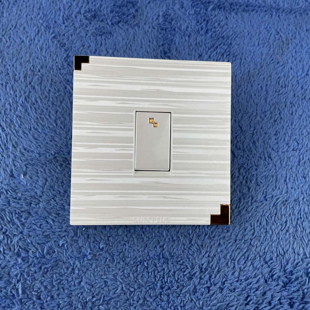 Sunplus Crown White Series 1 Gang Switch 5Y Guaranty