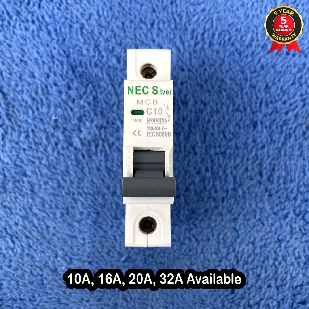 Single Pole (SP) Circuit Breaker High Quality 10A 16A 20A 32A MCB Safety Switch for Home & Industrial Use