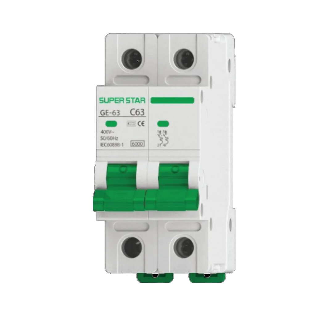 SUPER STAR MCB DP 32A 3kA Miniature Circuit Breaker Double Pole 2P SSG SUPERTAR