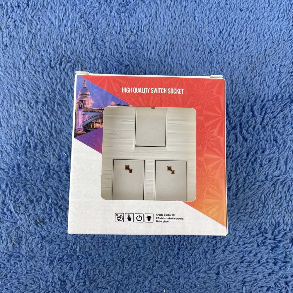 Sunplus Crown White Series 3 Gang Switch 5Y Guaranty